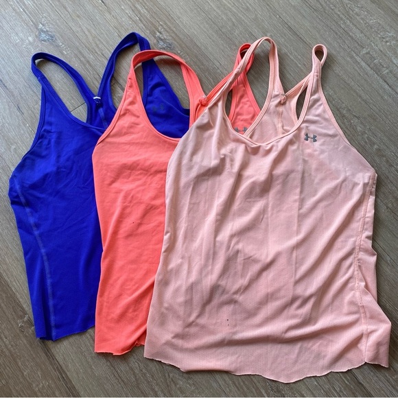Under Armour 3x Workout Tops *Altered* Size Medium - Picture 1 of 16